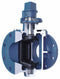 Val-Matic 11 1/2 inL x 22 5/8 inH Cast Iron Flanged Plug Valve, 8 in Pipe Size - 5808RN