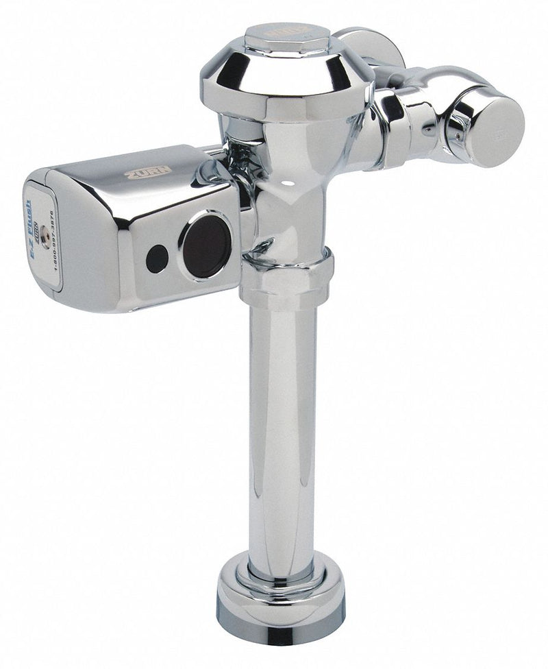 Zurn Exposed, Top Spud, Automatic Flush Valve, For Use With Category Toilets, 1.28 Gallons per Flush - ZER6000PL-HET-CPM