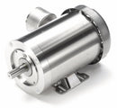 Leeson 1 1/2 HP Washdown Motor,3-Phase,1750 Nameplate RPM,208-230/460 Voltage,Frame 143TC - 121880