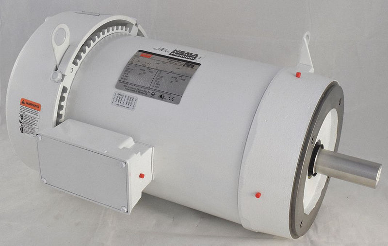 Dayton 7 1/2 HP Washdown Motor,3-Phase,3520 Nameplate RPM,230/460 Voltage,Frame 213TC - 5XAU9BG