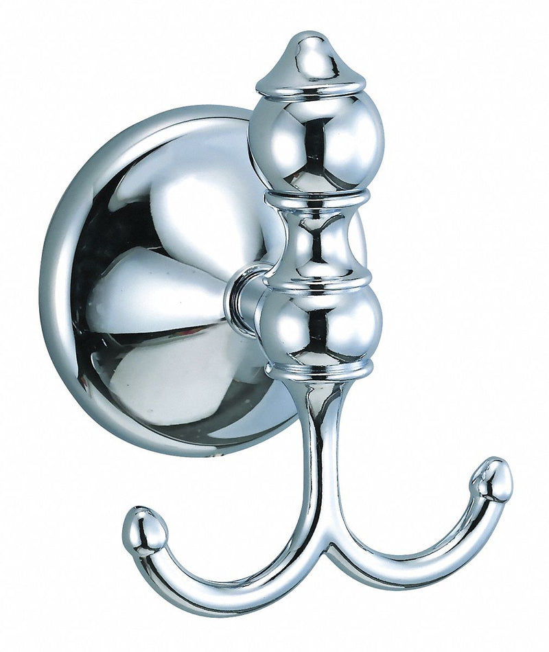 Top Brand Overall Height 4 3/16 in, Overall Depth 2 9/16 in, Chrome Plated, Bathroom Hook - 5XTE2