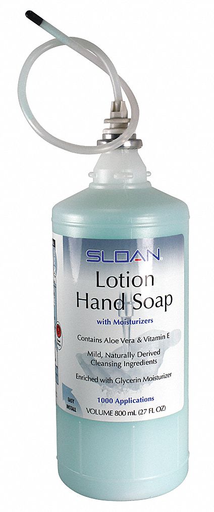 Sloan Unscented, Liquid, Hand Soap, 800 mL, Cartridge, Sloan, PK 4 - ESD217
