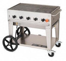 Crown Verity 79500 BtuH Stainless Steel Gas Grill with One 20 lb. Tank - MCB-36
