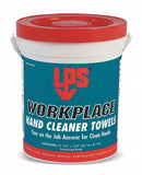 LPS Orange Fragrance Hand Cleaning Towels, 10-1/2 in x 12-1/4 in, 72 Wipes per Container, 1 EA - 9200