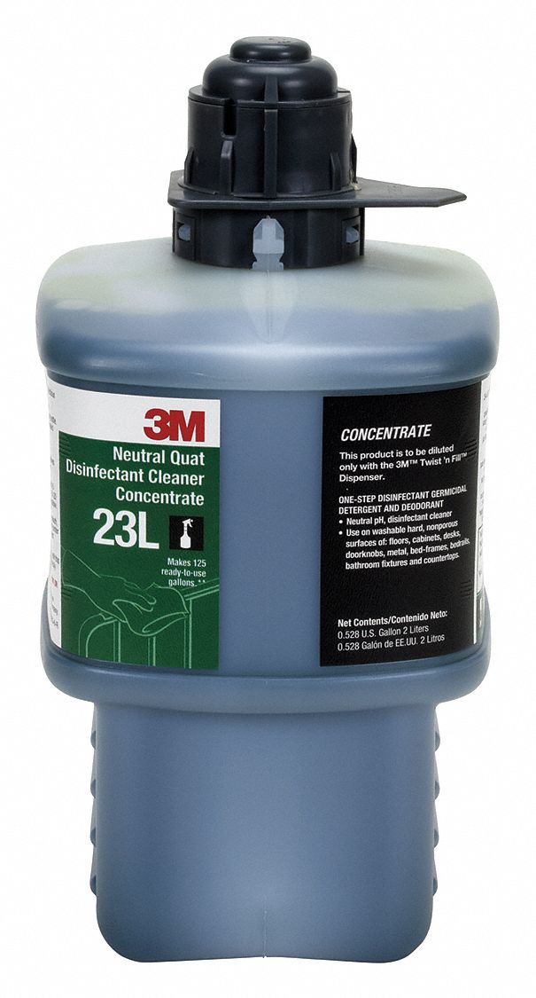 3M Cleaner and Disinfectant For Use With 3M(TM) Twist 'n Fill(TM) Chemical Dispenser, 1 EA - 23L