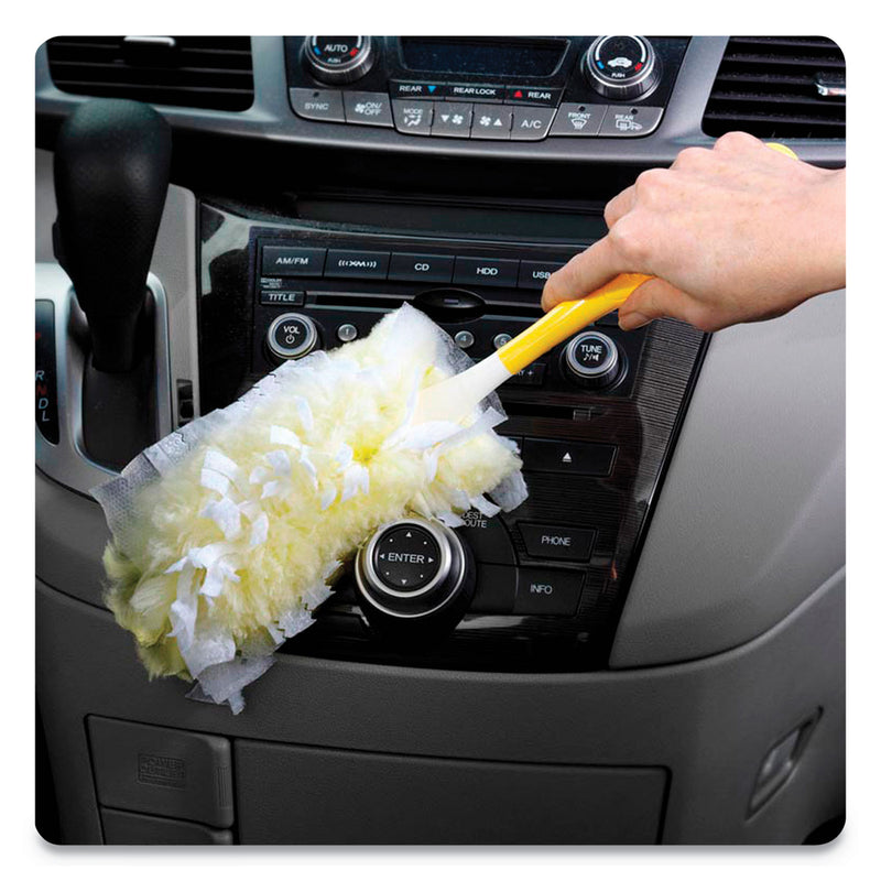 Swiffer Heavy Duty Dusters Refill, Dust Lock Fiber, Yellow, 6/Box - PGC21620BX