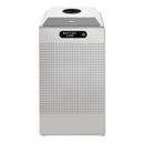 Rubbermaid Silhouette Can/Bottle Recycling Receptacle, Square, Steel, 29 Gal, Silver - RCPDCR24CSM