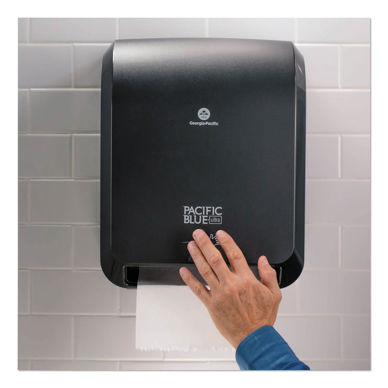 Georgia-Pacific Pacific Blue Ultra Paper Towel Dispenser, Automated, 12.9 X 9 X 16.8, Black - GPC59590