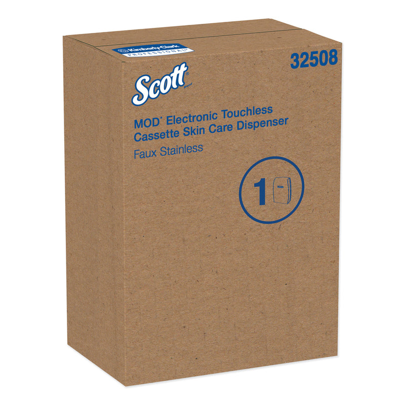 Scott Electronic Skin Care Dispenser, 1200 Ml, 7.3" X 4" X 11.7", Brushed Metallic - KCC32508