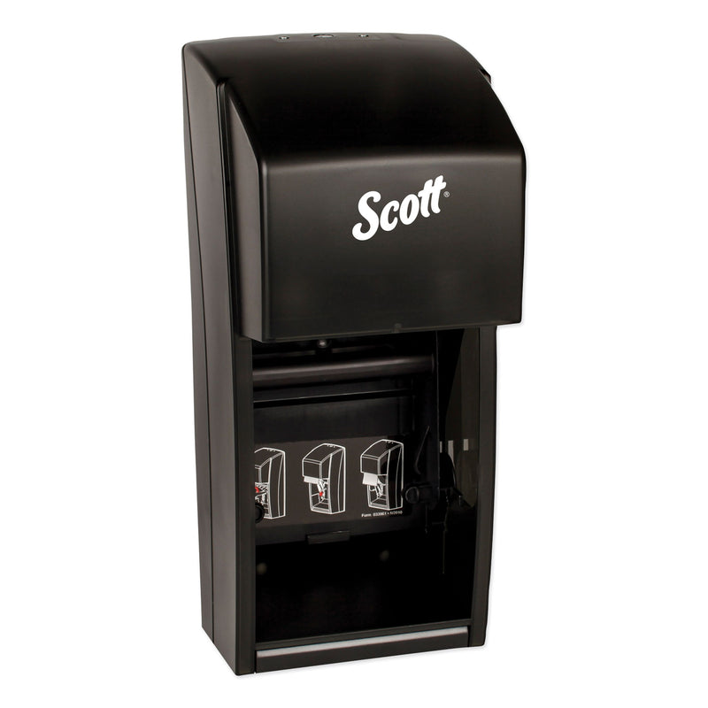 Scott Essential Srb Tissue Dispenser, 6 6/10 X 6 X 13 6/10, Plastic, Smoke - KCC09021
