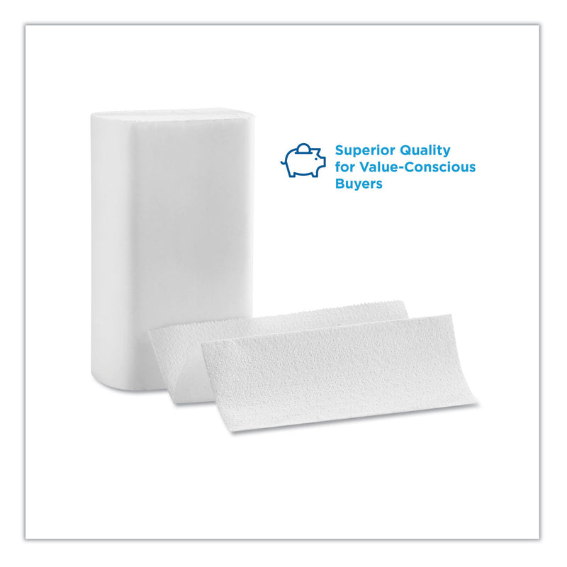 Georgia-Pacific Blue Select Multi-Fold 2 Ply Paper Towel, 9 1/5 X 9 2/5, White,125/Pk, 16 Pk/Ct - GPC21000