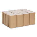 Georgia-Pacific Pacific Blue Basic S-Fold Paper Towels, 10 1/4X9 1/4, Brown, 250/Pack, 16 Pk/Ct - GPC23504