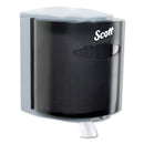 Scott Roll Control Center Pull Towel Dispenser, 10 3/10W X9 3/10 X11 9/10H, Smoke/Gray - KCC09989