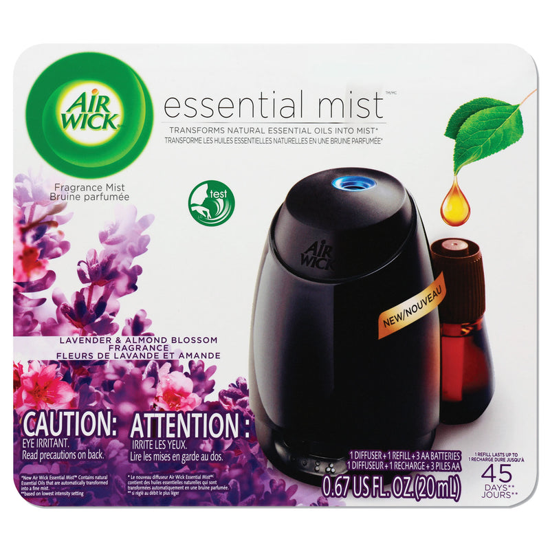 Air Wick Essential Mist Starter Kit, Lavender And Almond Blossom, 0.67 Oz - RAC98576KT