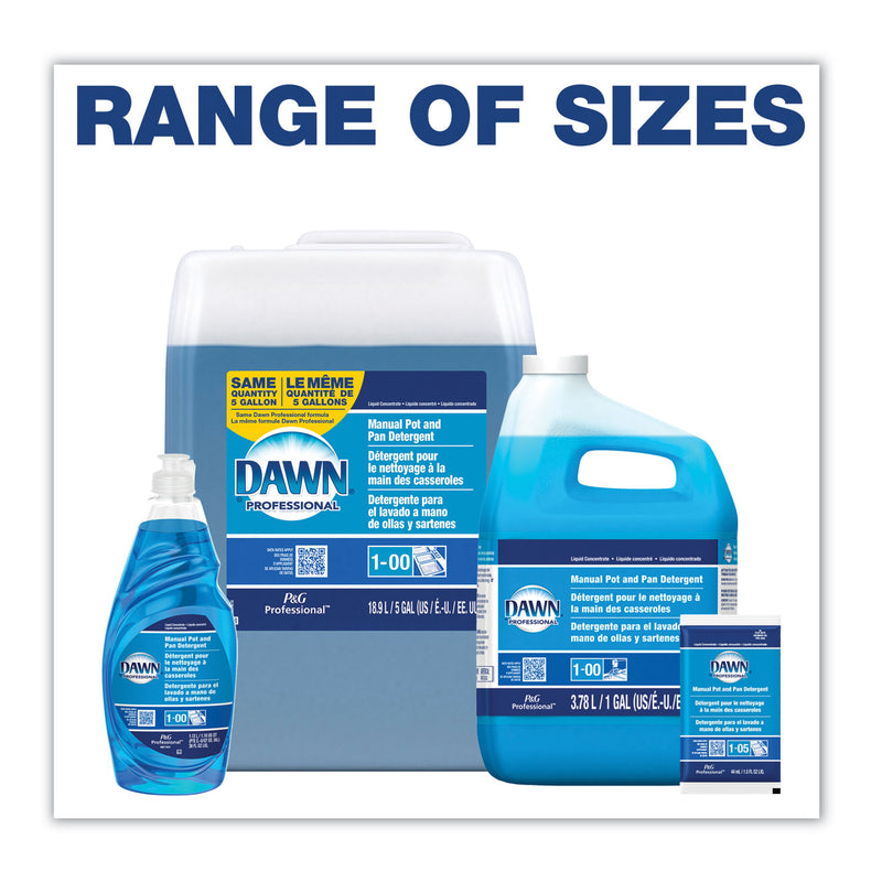 Dawn Manual Pot/Pan Dish Detergent, Original, 4/Carton - PGC57445CT