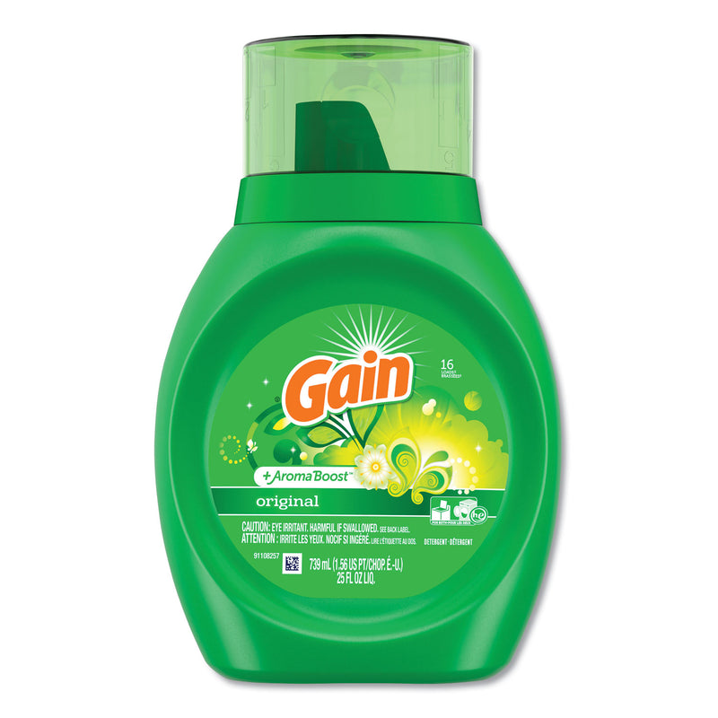 Gain Liquid Laundry Detergent, Original Fresh, 25 Oz Bottle, 6/Carton - PGC12783CT