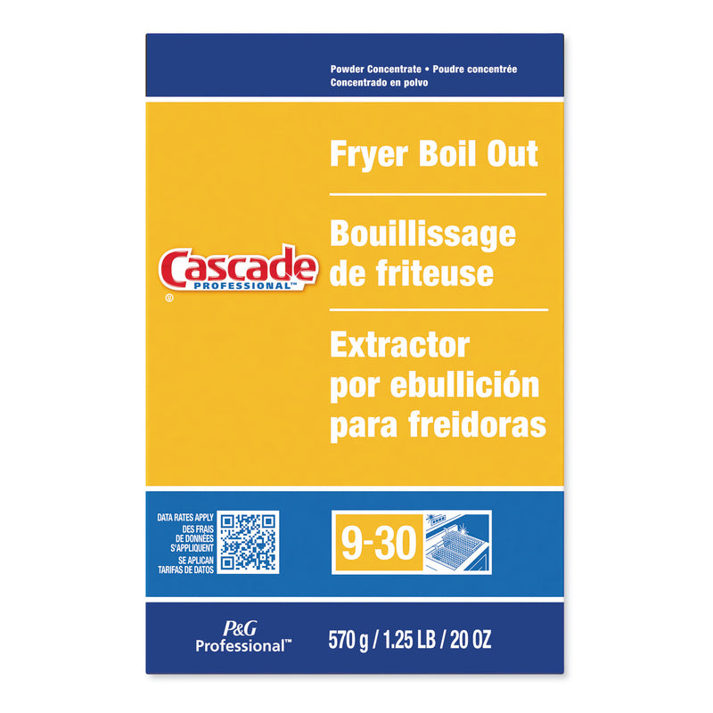 Cascade Professional Fryer Boil Out, Concentrated Powder, 85 Oz Box, 6/Carton - PGC59097