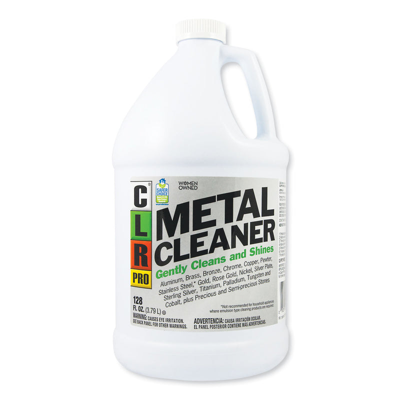 CLR PRO Metal Cleaner, 128 Oz Bottle, 4/Carton - JELCLRMC4PRO