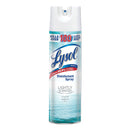 Lysol Lightly Scented Disinfectant Spray, Crystal Waters, 19 Oz, 6/Carton - RAC97174