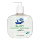 Dial Basics Liquid Hand Soap, Fresh Floral, 16 Oz Pump, 12/Carton - DIA06044