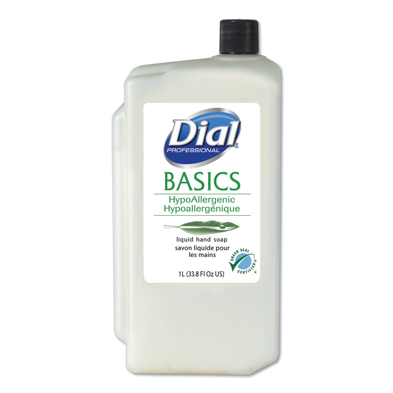 Dial Basics Liquid Hand Soap, Fresh Floral, 1000Ml Refill, 8/Carton - DIA06046