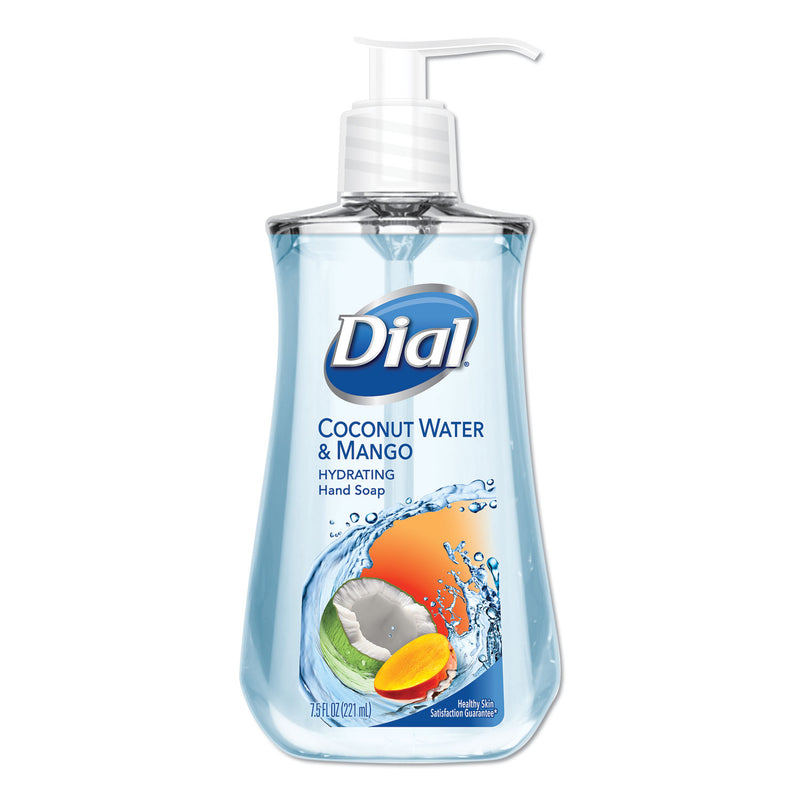 Dial Liquid Hand Soap, 7 1/2 Oz Pump Bottle, Coconut Water And Mango,12/Carton - DIA12159CT
