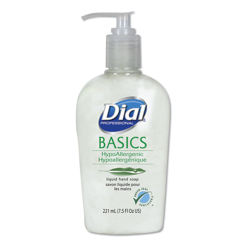 Dial Basics Liquid Hand Soap, 7.5 Oz, Fresh Floral, 12/Carton - DIA06028CT