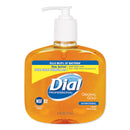 Dial Gold Antibacterial Liquid Hand Soap, Floral, 16 Oz Pump, 12/carton - DIA80790CT