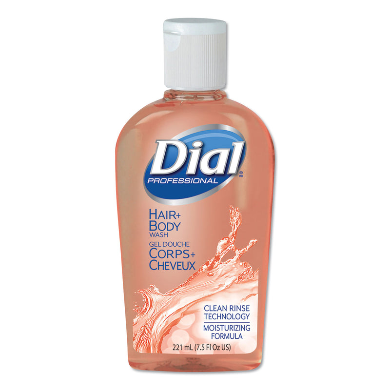 Dial Body & Hair Care, Peach Scent, 7.5 Oz Flip-Cap Bottle, 24/Carton - DIA04014