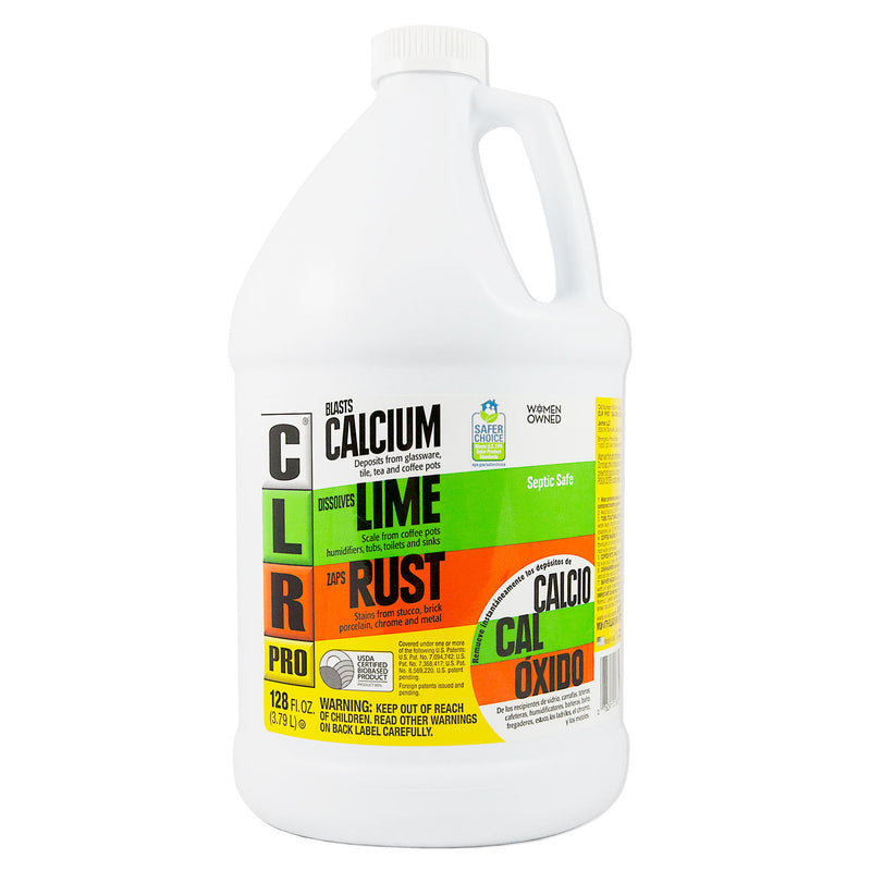 CLR PRO Calcium, Lime And Rust Remover, 1 Gal Bottle - JELCL4PROEA