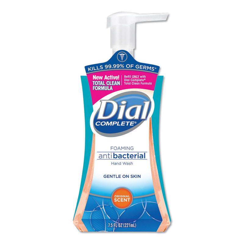 Dial Antibacterial Foaming Hand Wash, Original, 7.5 Oz Pump, 8/carton - DIA02936CT