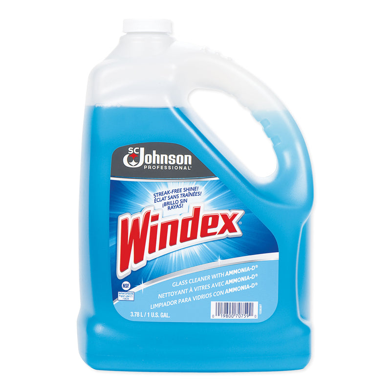 Windex Glass Cleaner With Ammonia-D, 1Gal Bottle - SJN696503EA