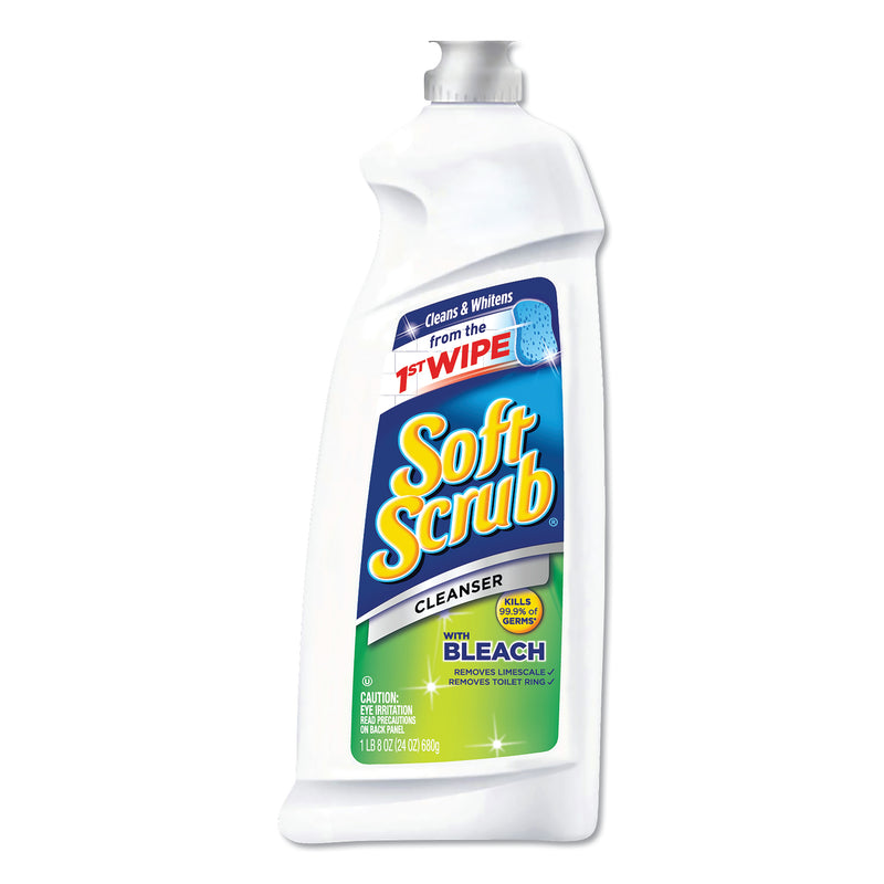Soft Scrub Cleanser With Bleach 24Oz, 9/Carton - DIA01602