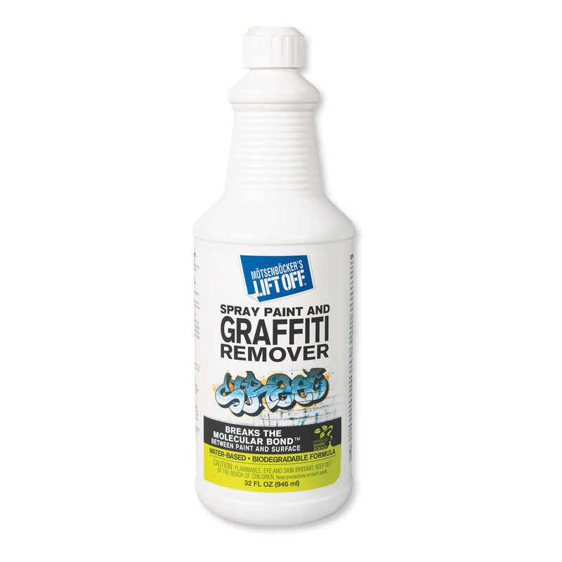 Motsenbocker's 4 Spray Paint Graffiti Remover, 32Oz, Bottle, 6/Carton - MOT41103