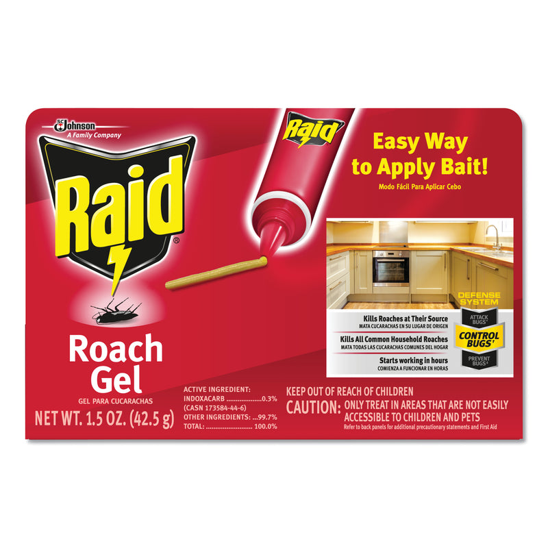 Raid Roach Gel, 1.5 Oz Box, 8/Carton - SJN697332