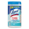 Lysol Disinfecting Wipes, 7 X 8, Ocean Fresh, 80 Wipes/Canister, 6 Canisters/Carton - RAC77925CT