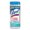 Lysol Disinfecting Wipes, 7 X 8, Ocean Fresh, 35 Wipes/Canister, 12 Canisters/Carton - RAC81146