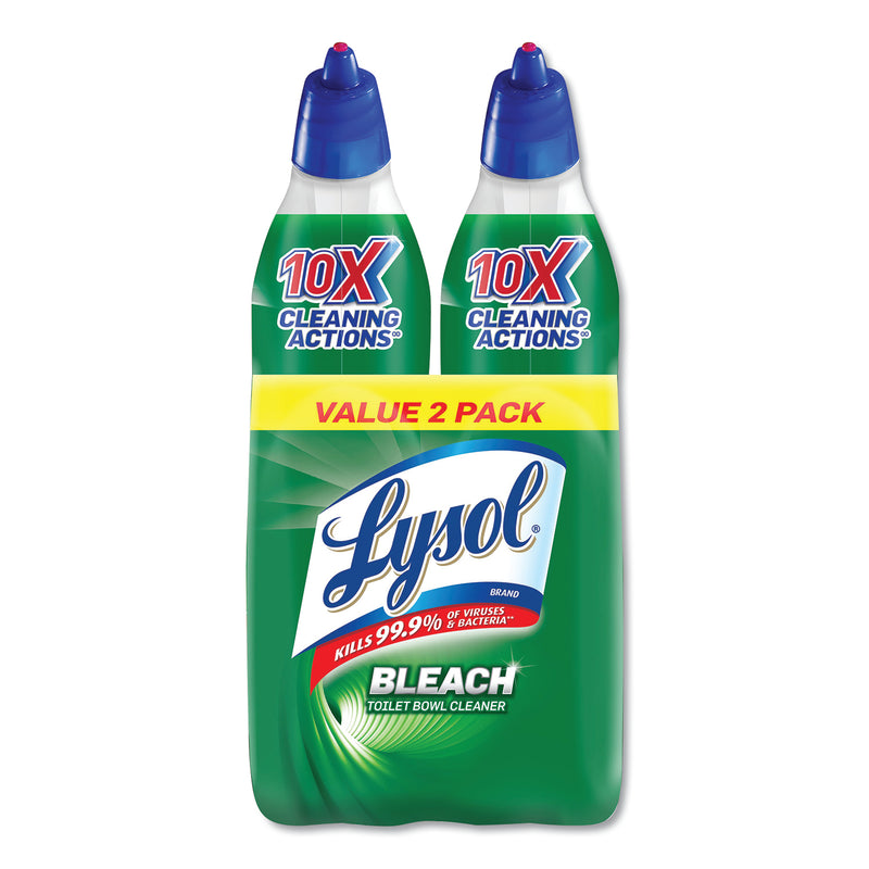 Lysol Disinfectant Toilet Bowl Cleaner With Bleach, 24 Oz, 8/Carton - RAC96085