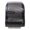 San Jamar Simplicity Mechanical Roll Dispenser, 12 3/8 X 9 1/2 X 14 5/8, Translucent Black - SJMT7490TBK