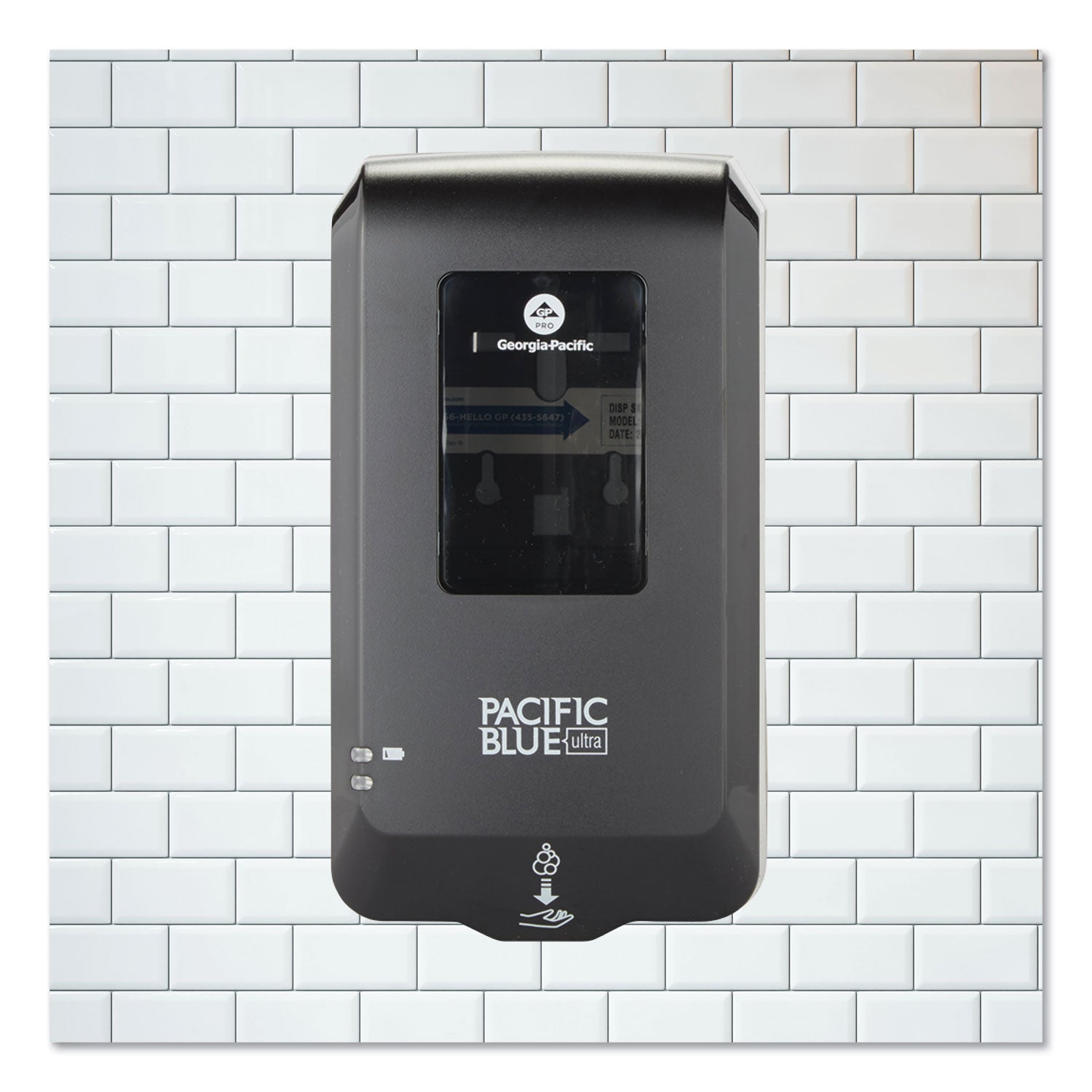 Georgia-Pacific Pacific Blue Ultra Automated Touchless Soap/Sanitizer Dispenser, 1000 Ml, 6.54