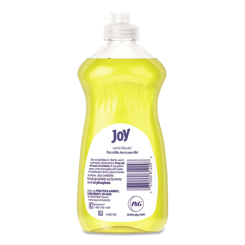 Joy Dishwashing Liquid, Lemon, 12.6 Oz Bottle, 12/Carton - PBC81209