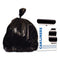 Heritage Low-Density Repro Can Liner, 45 Gal, 1.2 Mil, 40" X 46", Black, 100/Carton - HERX8046SKR01