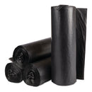 Inteplast High-Density Commercial Can Liners, 30 Gal, 16 Microns, 30" X 37", Black, 500/Carton - IBSS303716K