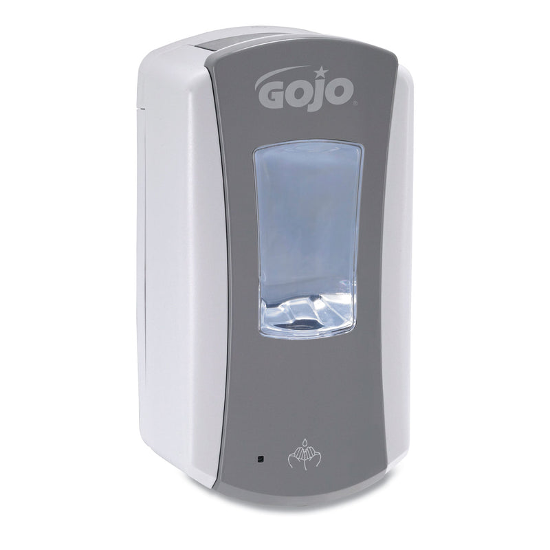 GOJO Ltx-12 Touch-Free Dispenser, 1200 Ml, 5.25" X 3.33" X 10.5", Gray/White - GOJ198404