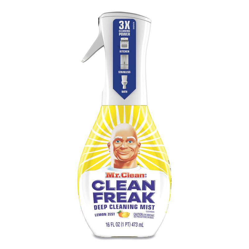 Mr. Clean Clean Freak Deep Cleaning Mist Multi-Surface Spray, Lemon, 16 Oz, 6/Ct - PGC79129
