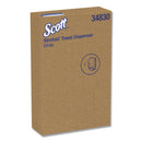 Scott Control Slimfold Towel Dispenser, 9.88 X 2.88 X 13.75, White - KCC34830