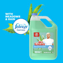Mr. Clean Multipurpose Cleaning Solution W/Febreze,128Oz Bottle, Meadows & Rain Scent,4/Ct - PGC23124CT
