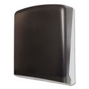 GEN Folded Towel Dispenser, 11" X 4 1/2" X 14", Smoke - GEN1608