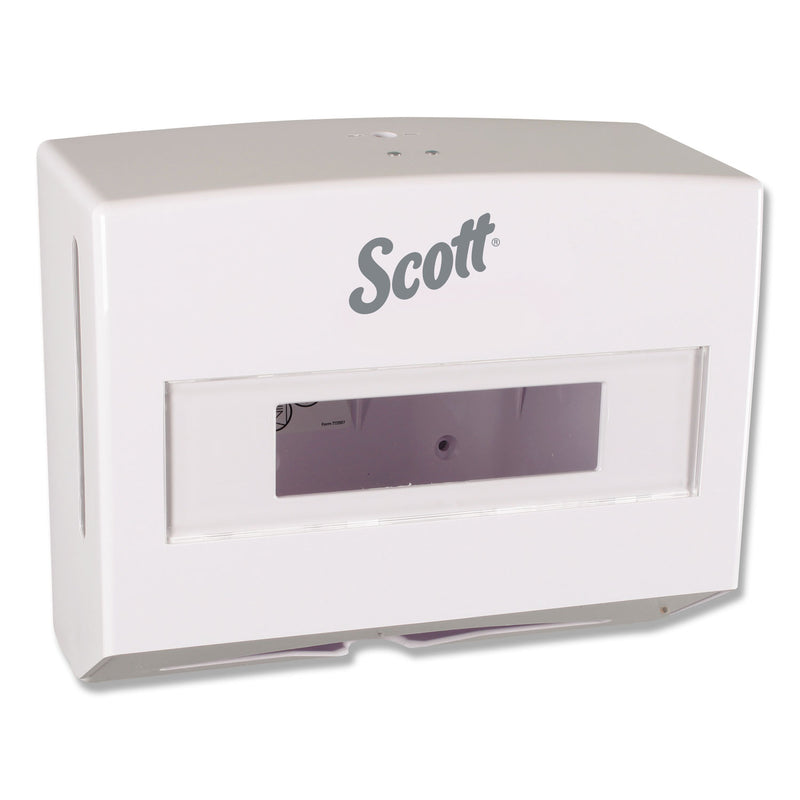 Scott Scottfold Folded Towel Dispenser, 10 3/4W X 4 3/4D X 9H, White - KCC09214