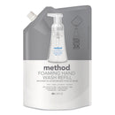 Method Foaming Hand Wash Refill, Fragrance-Free, 28 Oz, 6/Carton - MTH01978
